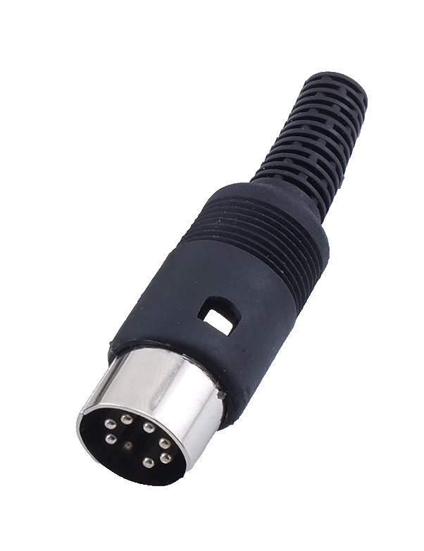 P-7DX 7 PIN MIC PLUG DIN