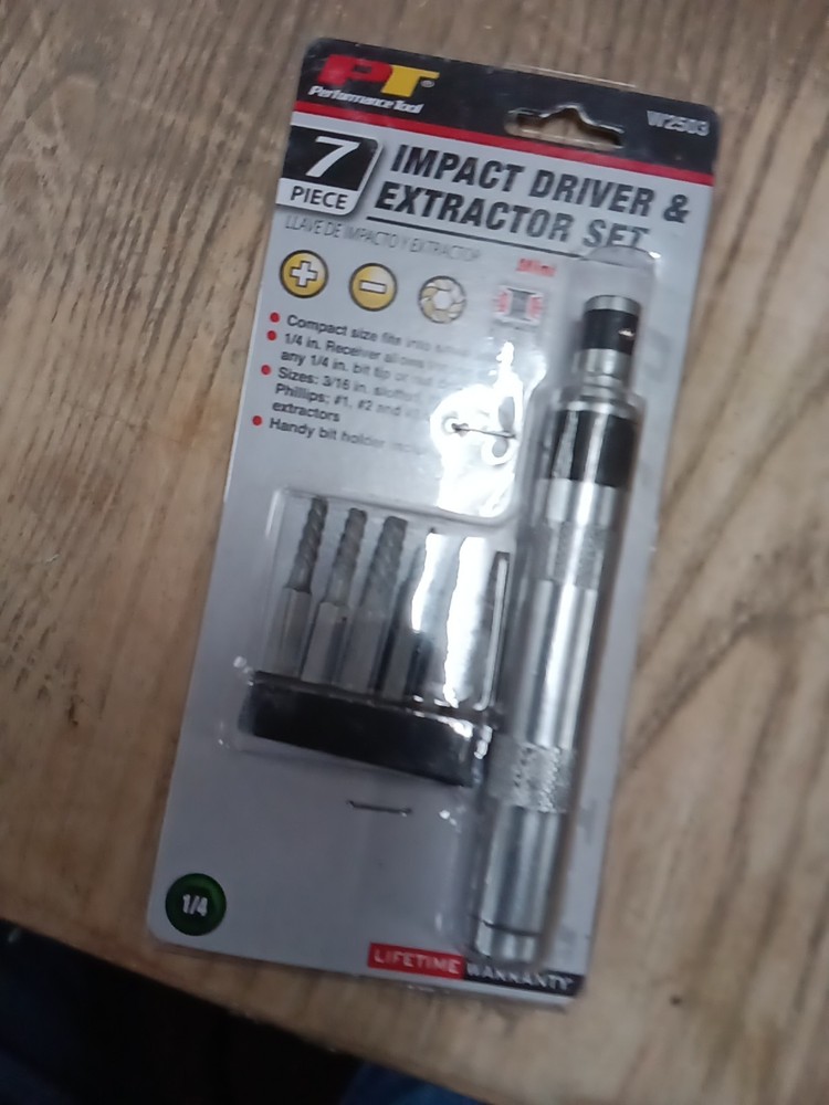 Performance Tool Impact Driver Tool 1/4" W2503,    395