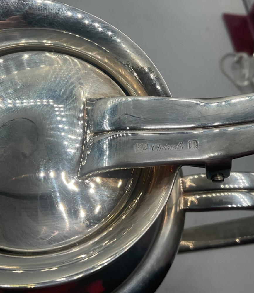 CHRISTOFLE ALBI SILVER PLATED THERMOS/ PITCHER