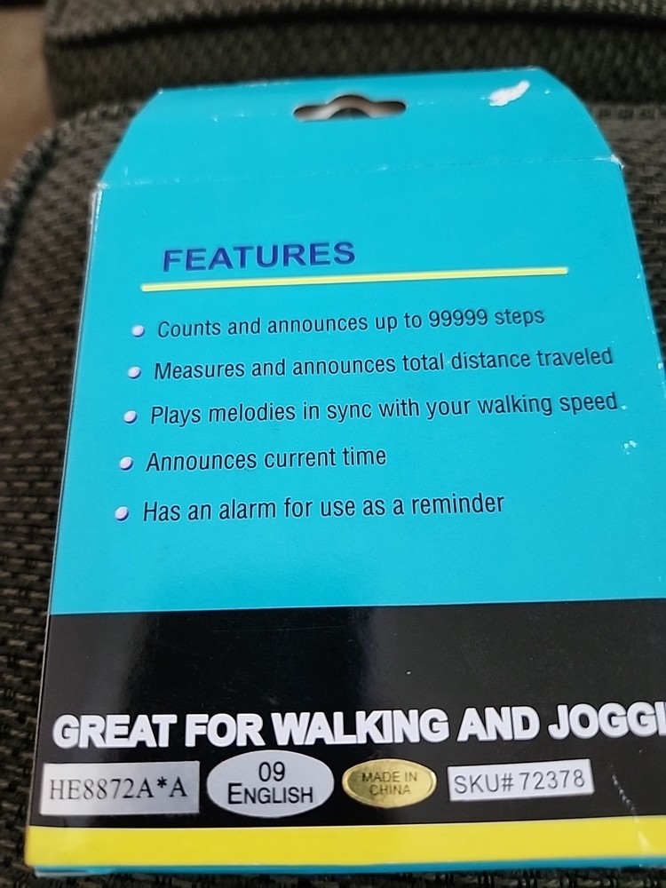 Talking Pedometer