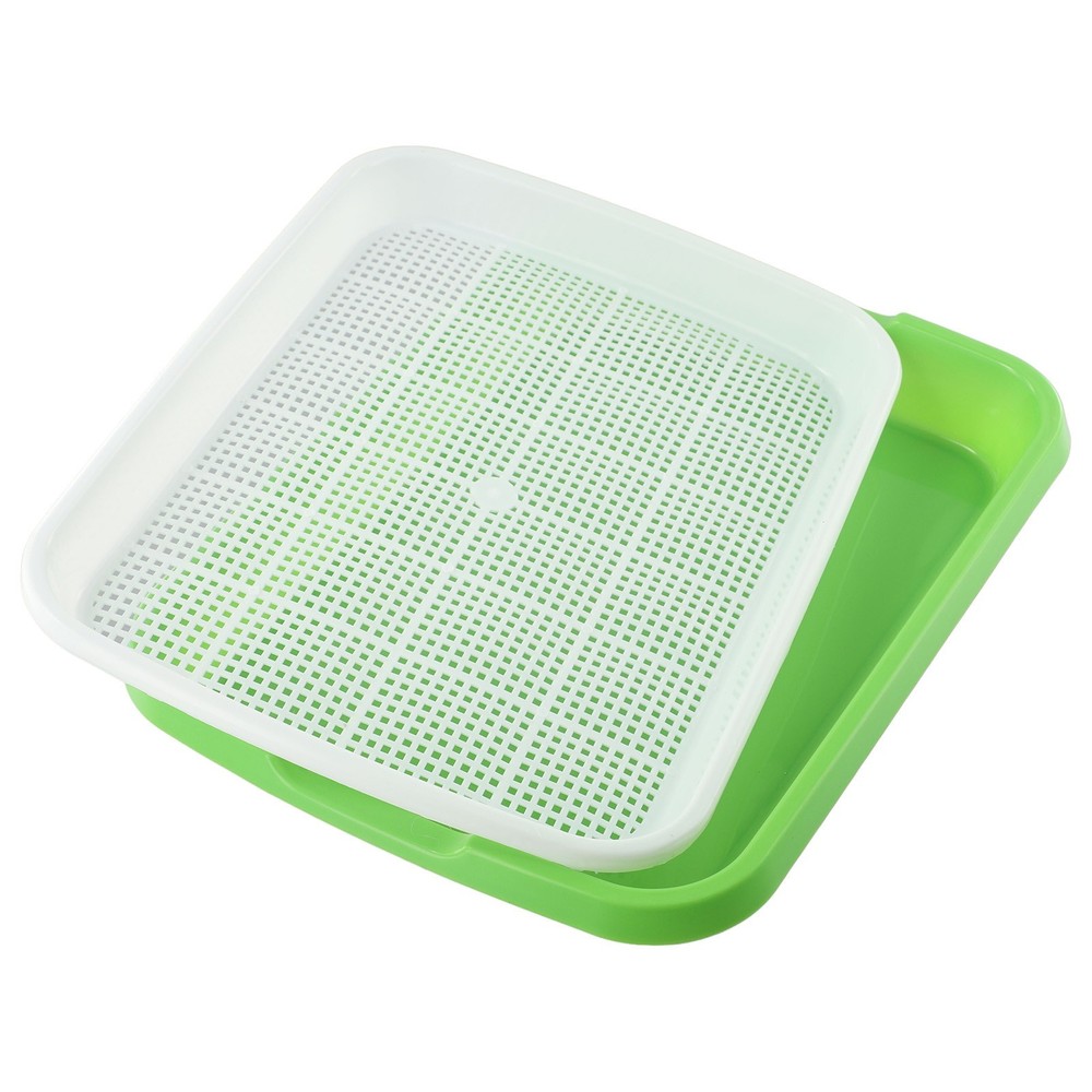 Plastic Sprouting Tray Pots Accessory Cells Container Germination Parts