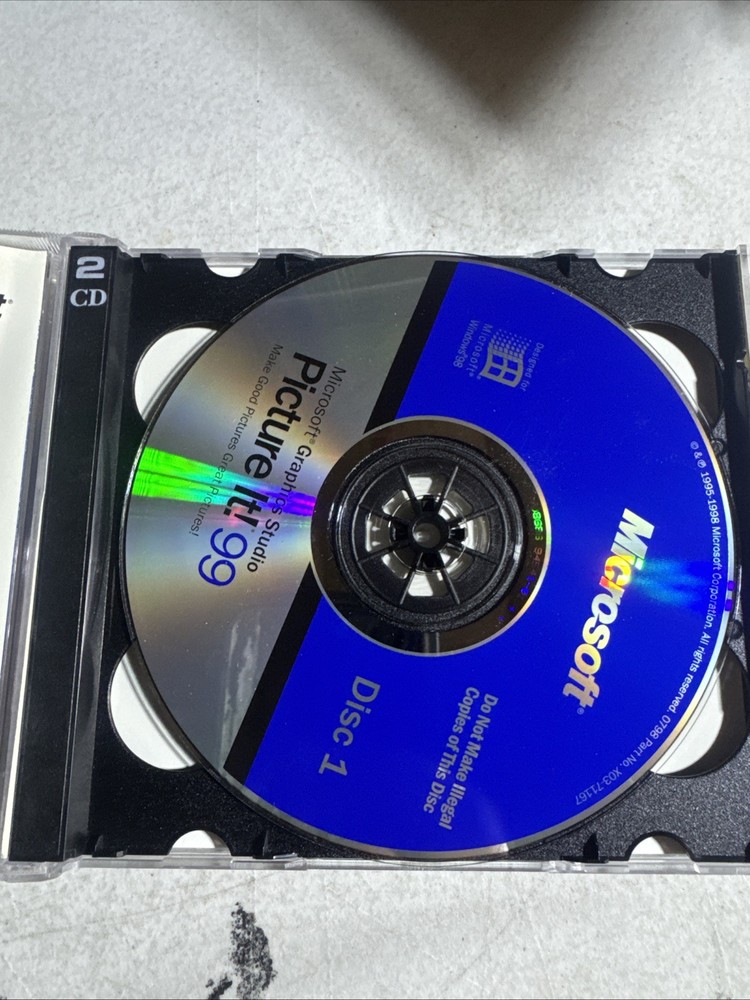 MICROSOFT PICTURE IT! 99 NOTE -