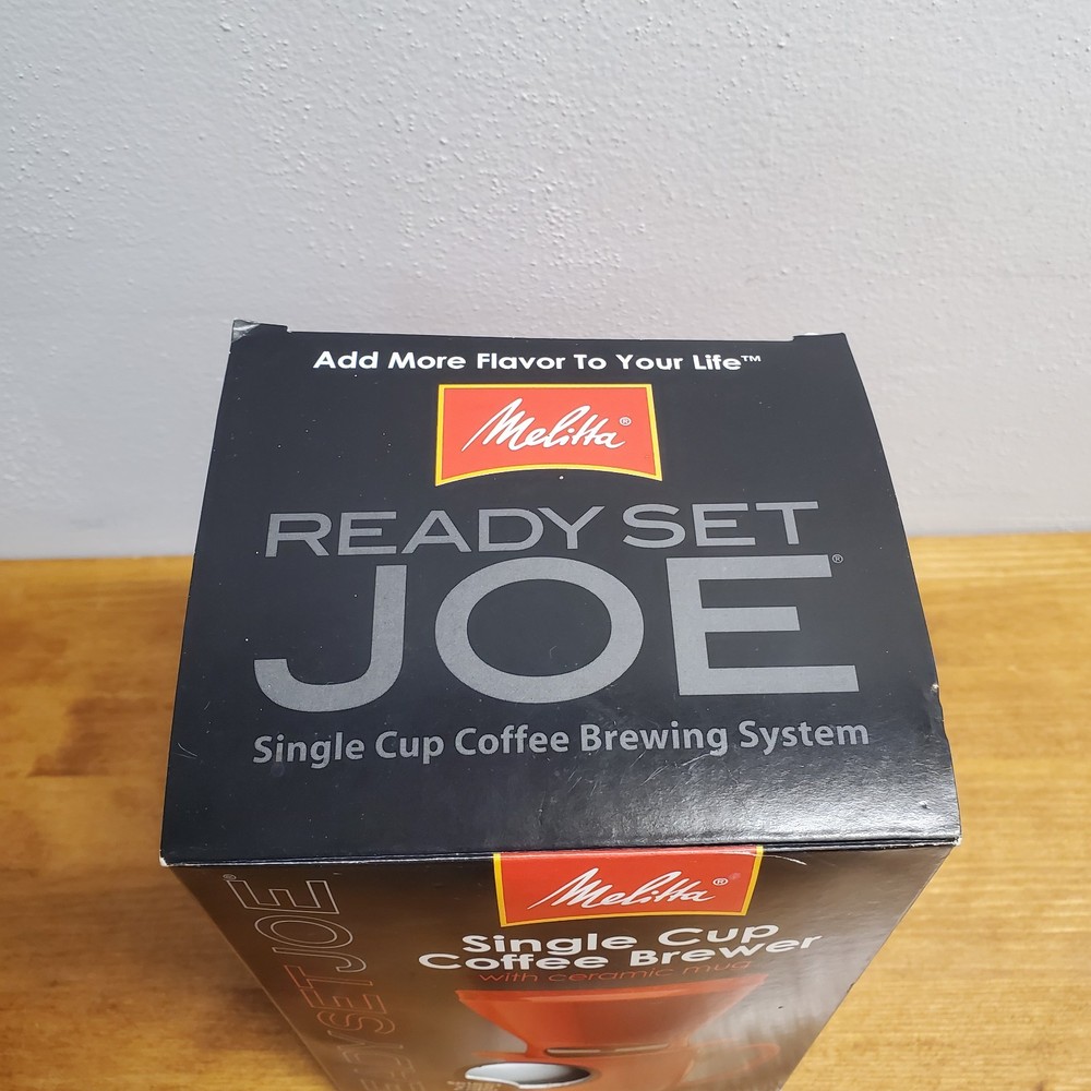 Melitta Ready Set Joe Single Cup Coffee Brewer Black