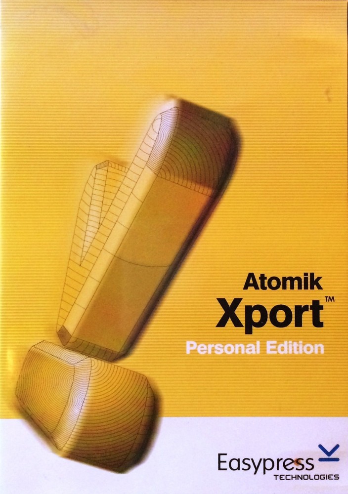 ATOMIK XPORT Personal Edition Easypress Technologies Software QuarkXpress to XML