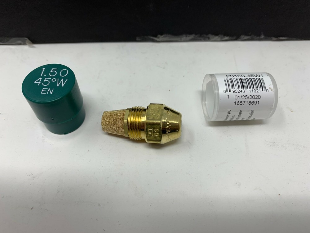 Lot of (50) DELAVAN Fine Filter Burner Nozzle Oil Injector 1.50 GPH 45°W EN