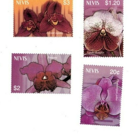 Nevis - 2003 -  Orchids  - Set of Four   - MNH