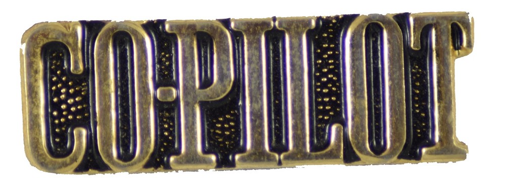 CO - PILOT HAT PIN