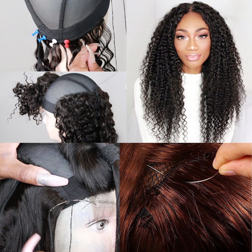 Thick Thread for Sewing Hair, Black Weaving Polyester