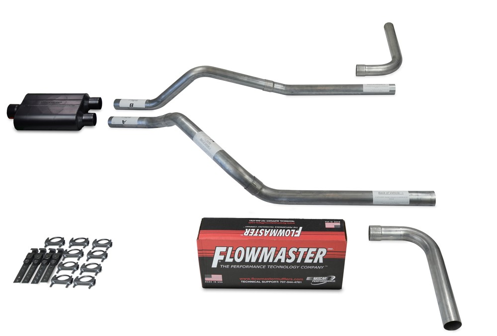 GMC Jimmy 92-94 2.5" Dual Exhaust Kits Flowmaster Super 40 Side Exit