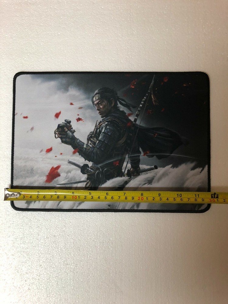 Ghost of Tsushima Custom Mousepad Size 30cmx21cm
