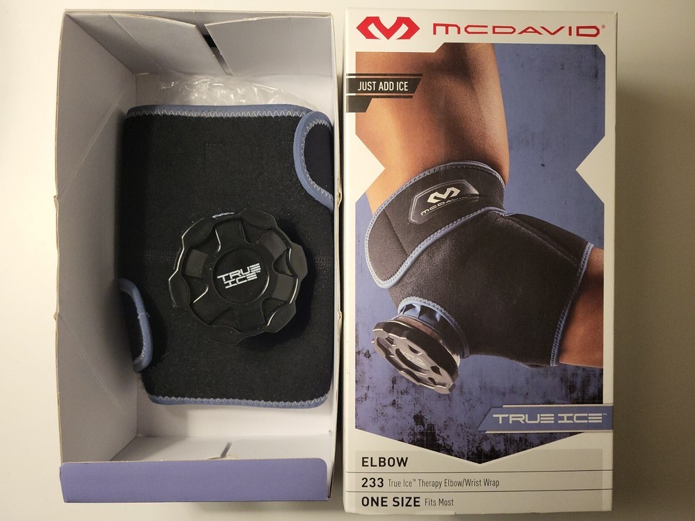 McDavid True Ice Elbow/Wrist Ice Wrap with Compression for Elbow/Wrist Reusable