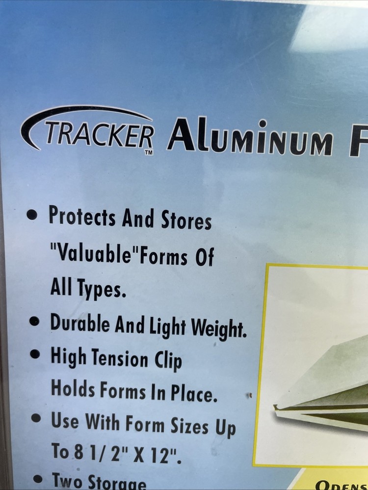 Tracker Aluminum Forms Holder Protect and Store New in package