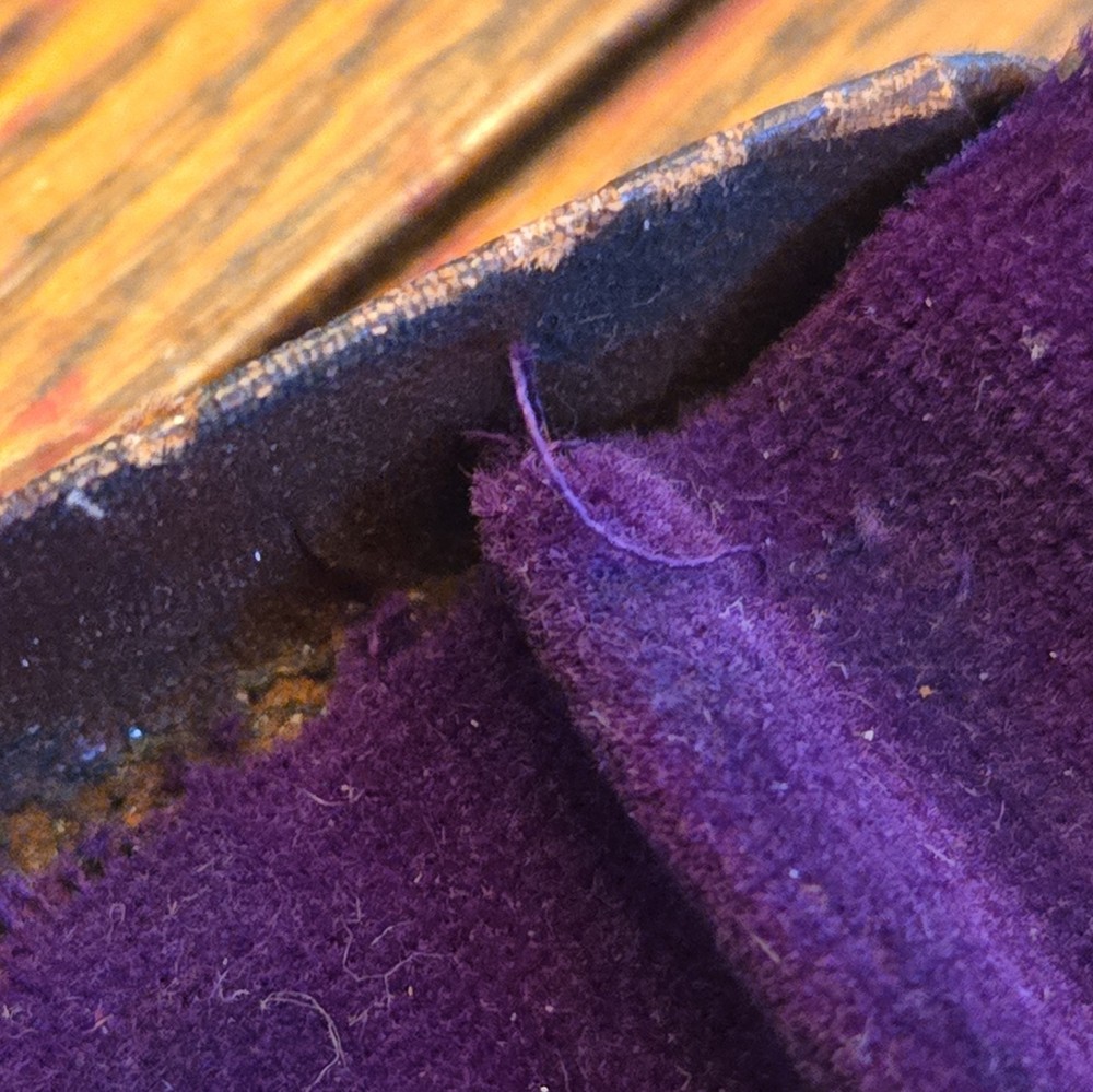 Vintage Gillette Razor Box Velvet Lined, Empty (#5)