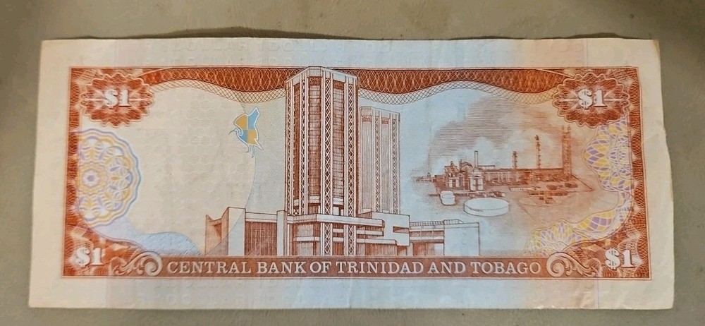 2002 Trinidad And Tobago 1 Dollar Note