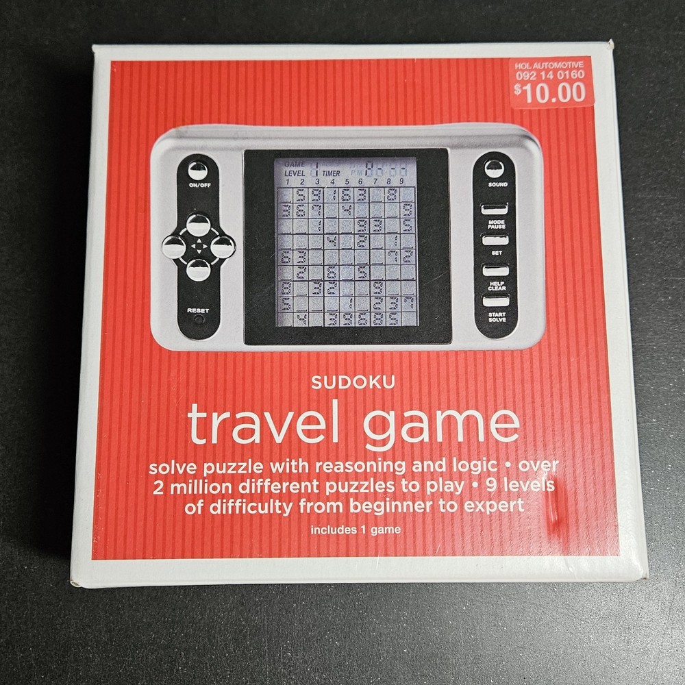 2007 Sudoku Travel Game Hand-Held Target