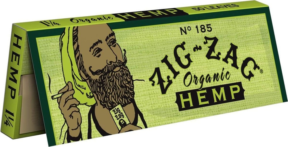 ZIG-ZAG Hemp Rolling Papers 1¼ Size (6 Bookets) - 50 Sheets Each