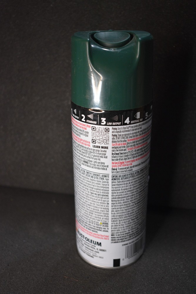 Rust-Oleum Stops Rust Custom Spray Paint Dark Hunter Green Gloss 12oz Enamel