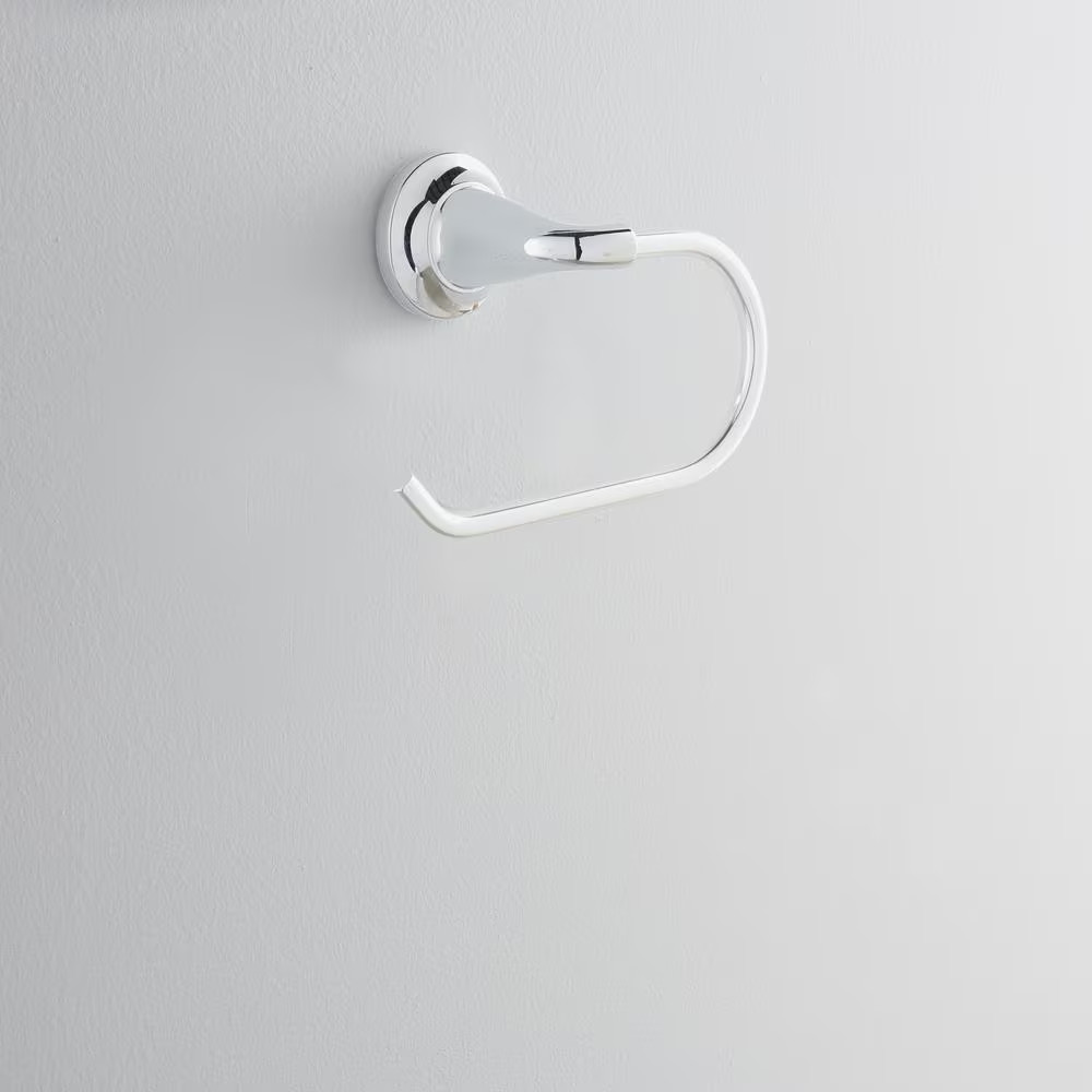 Constructor Single Post Toilet Paper Holder in Chrome