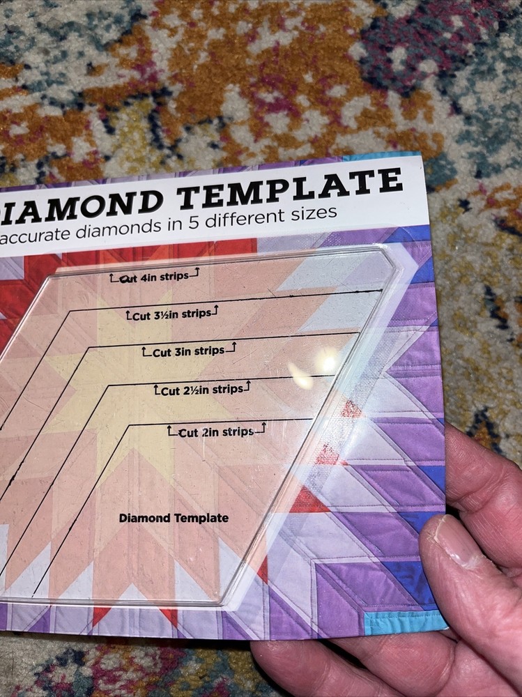 60 degree Diamond template Quilting tool NEW