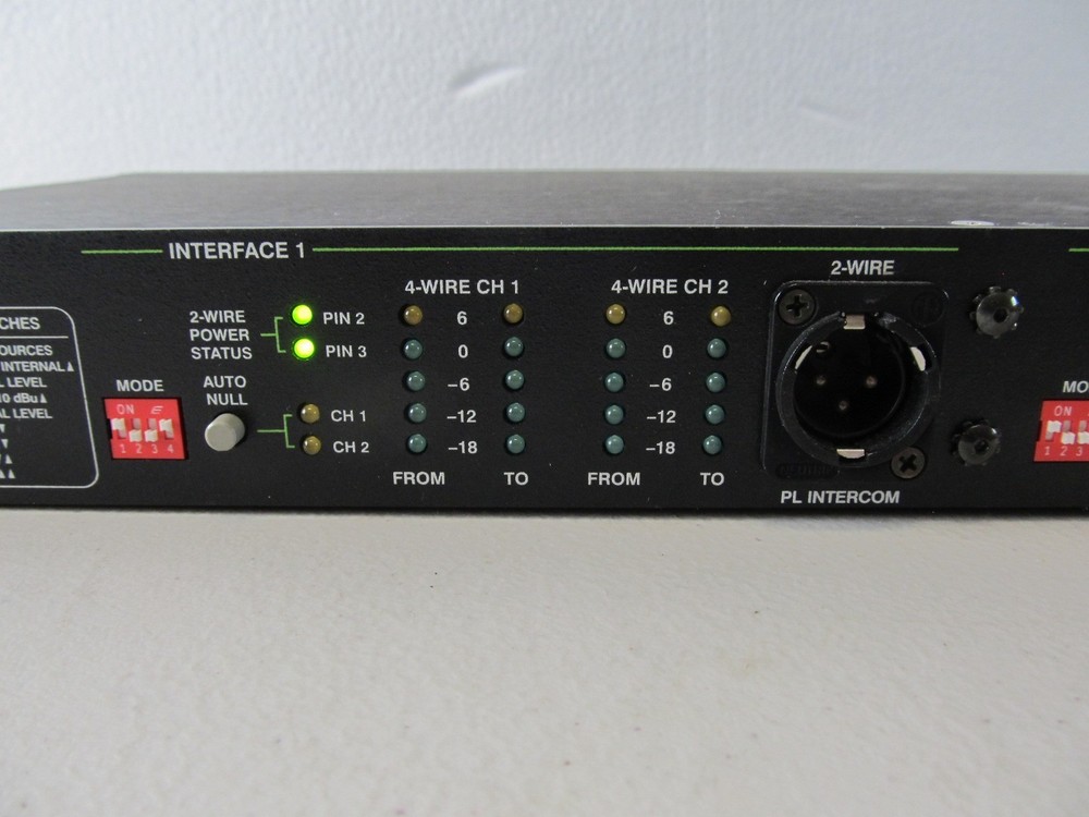 Studio Technologies 47A Interface Intercom Dual 2-Wire to 4-Wire Analog Audio