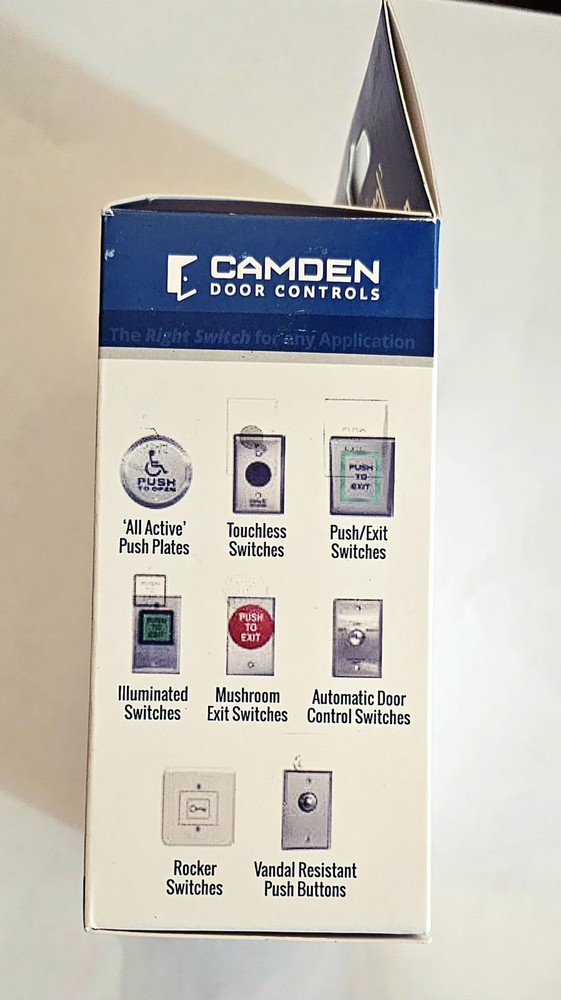 CAMDEN CM-701U UNIVERSAL BLUE PULL STATION (5 Message Labels)