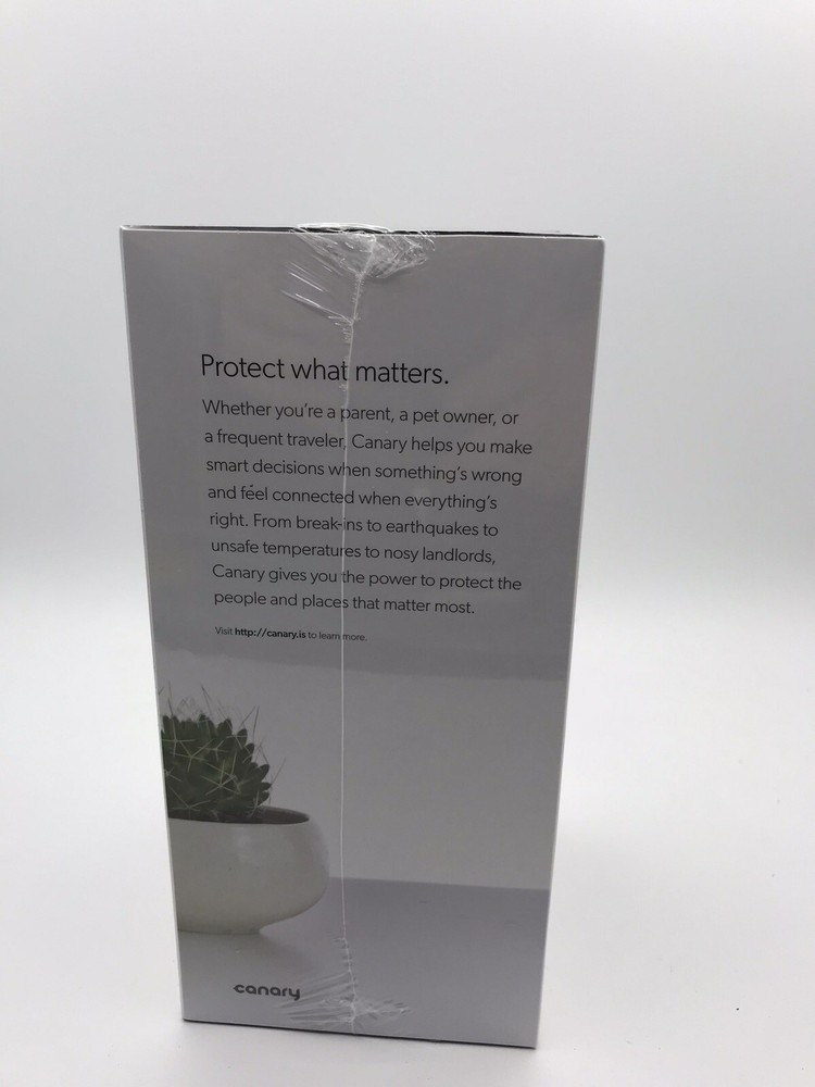 Canary Smart Home Security Camera - Black CAN100USBK | Open box