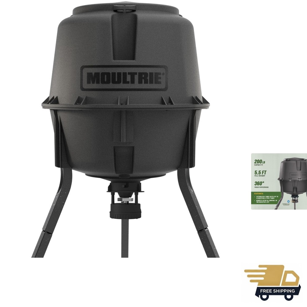 Deer Feeder Standard - 30-Gallon - Quick-Lock Hopper System - Digital Timer C...