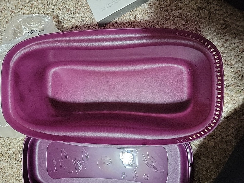 Tupperware Microwave PASTA cooker purple