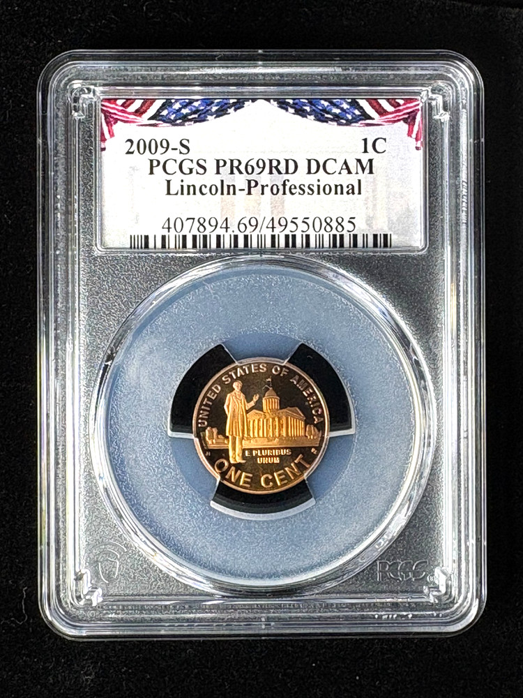 2009 s lincoln cent proof PR69RD DCAM PROFESSIONAL