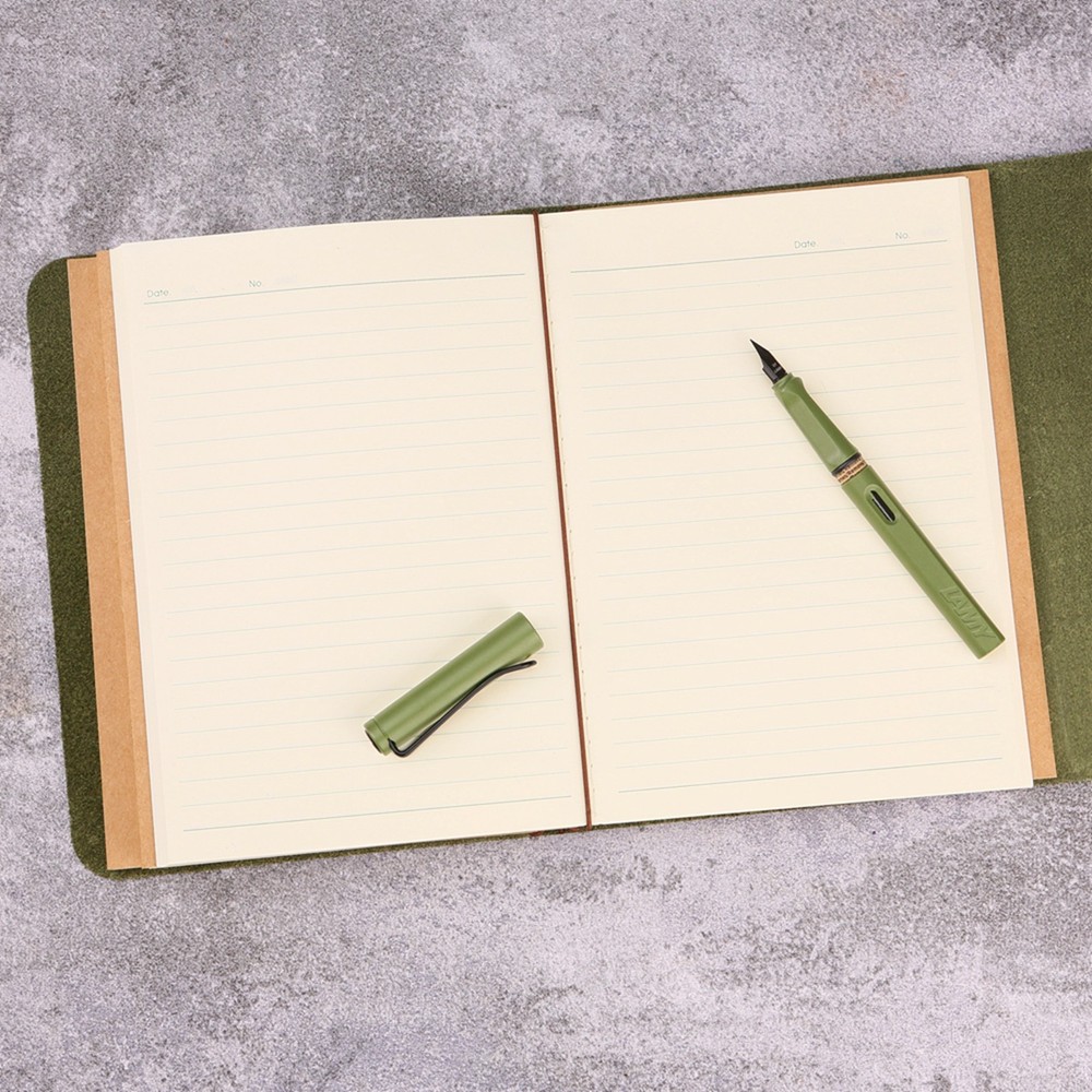 Personalized Leather Journal Cover A5 A6, Refillable Traveler’s Notebook