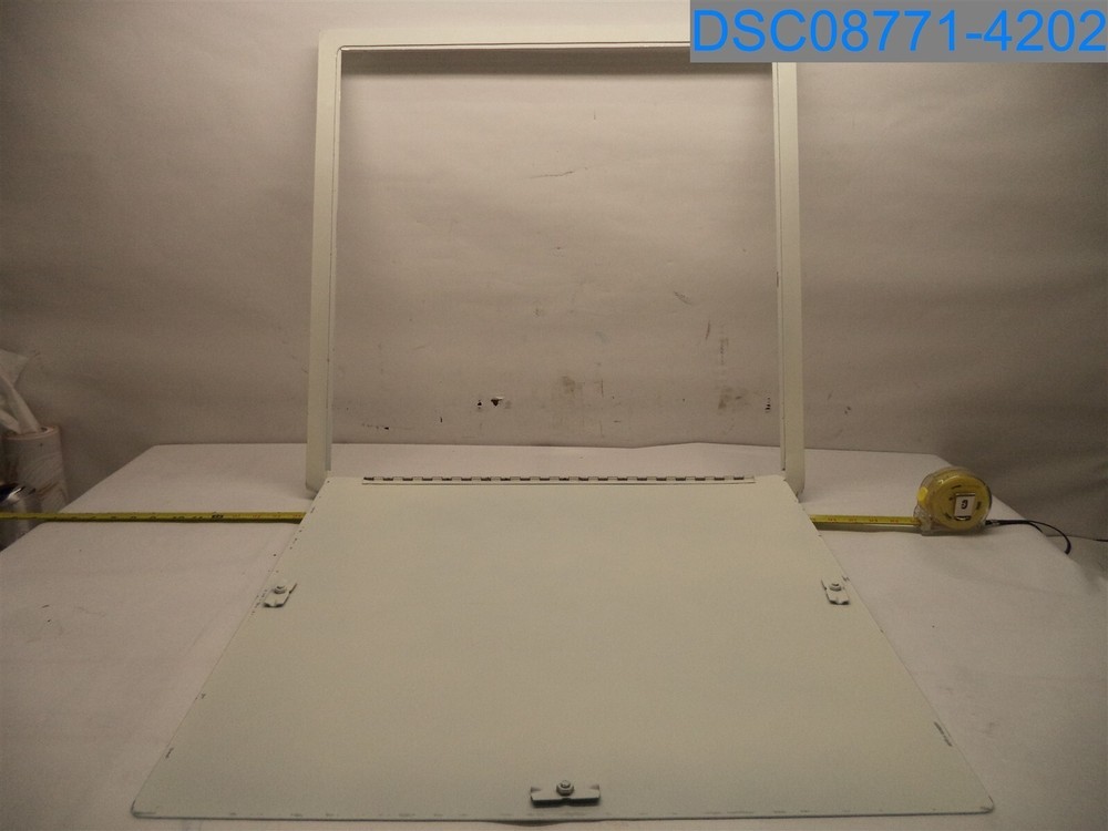 Elmdor: Metal Access Door with Frame, White