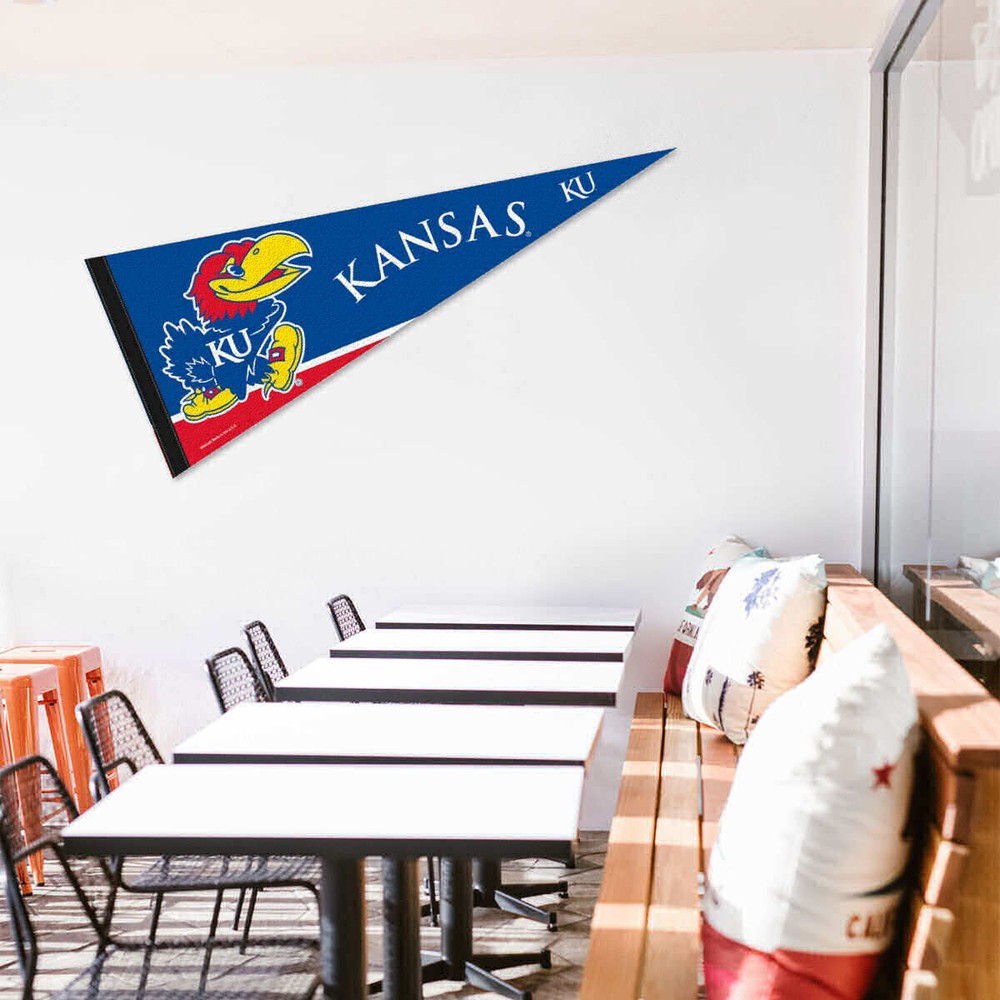 KU Jayhawks 12x30 Felt Pennant
