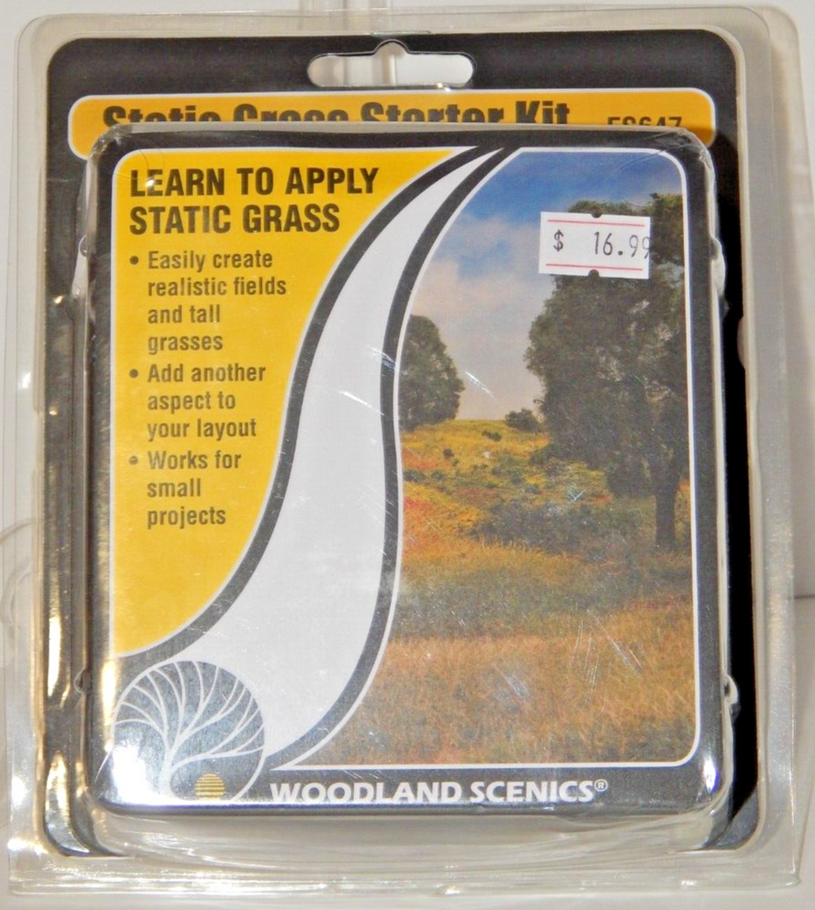 Woodland Scenics #FS647 Static Grass Starter Kit NEW