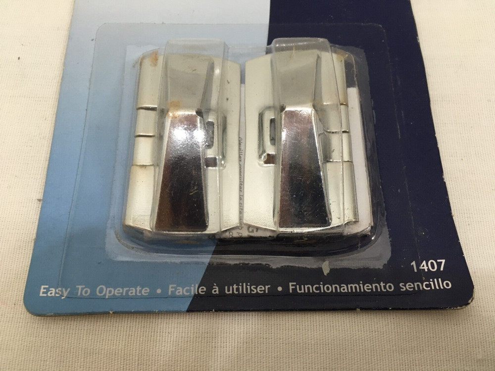 (1) NEW First Watch Window Vent Lock - CHROME - 1407