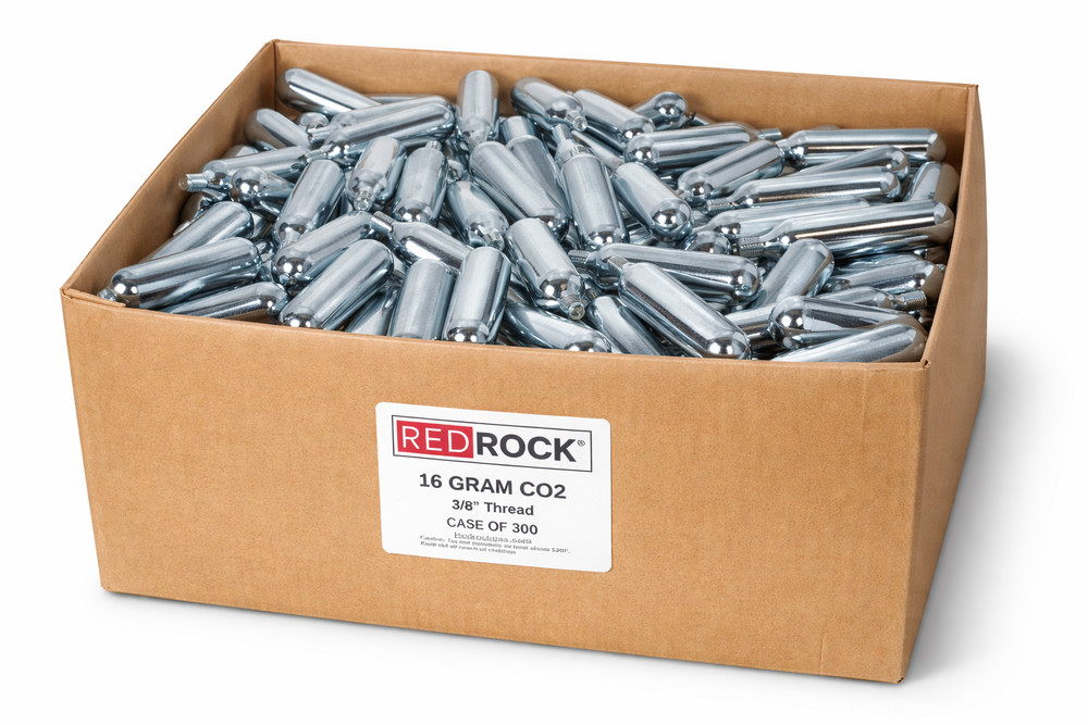 300-Pack 16g Threaded CO₂ Cartridges – Industrial-Grade