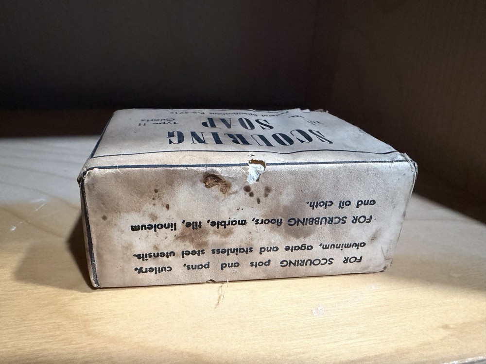 1930s- 1950s Type 2 Quartz Scouring Soap WWII