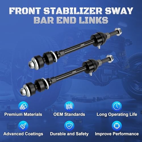 Stabilizer Sway Bar End Links Compatible with Ram 1500 4WD 2006 K80894 Front
