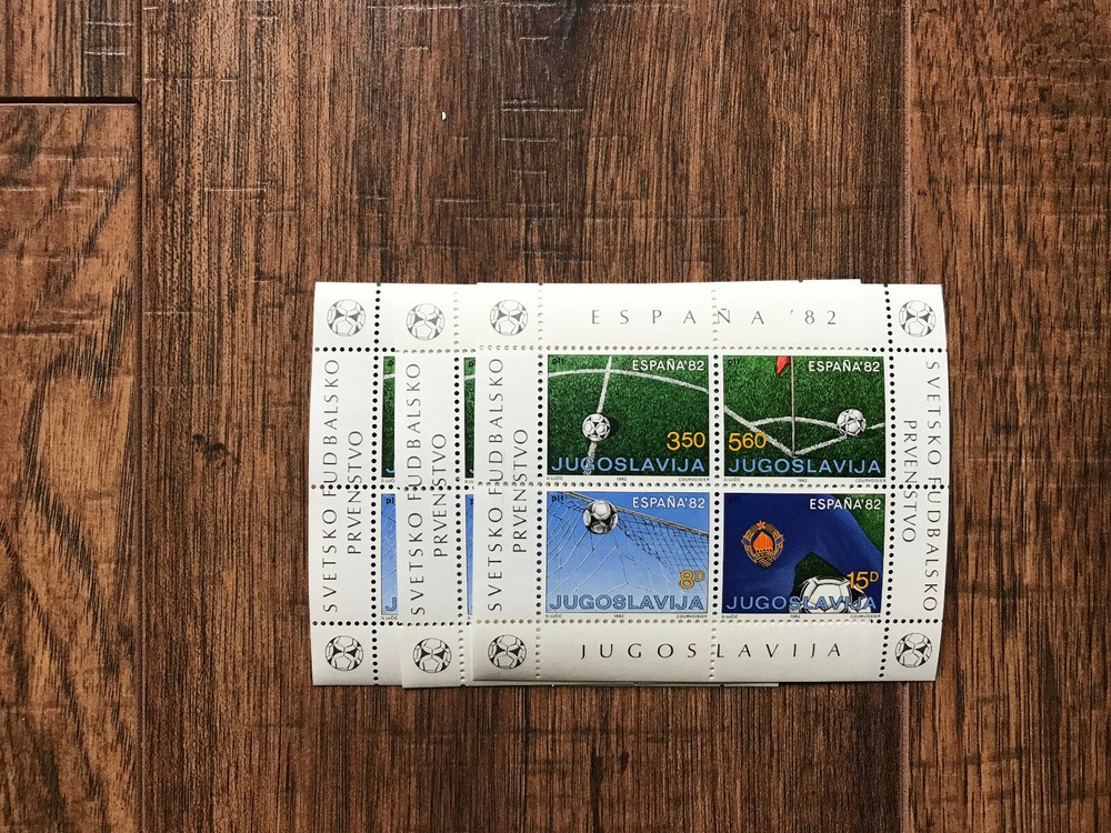 3X Yugoslavia 1982 MICHEL Block 20  MNH