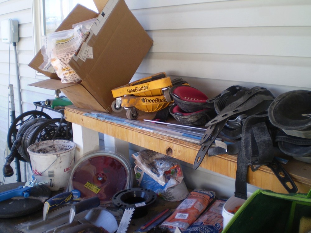 Rubi DT10 wet tile saw and everything else