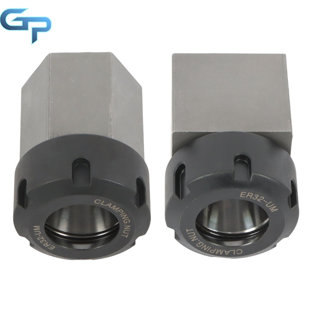 ER32 Collet Block Spring Hex & Square Chuck Holder For CNC Machine