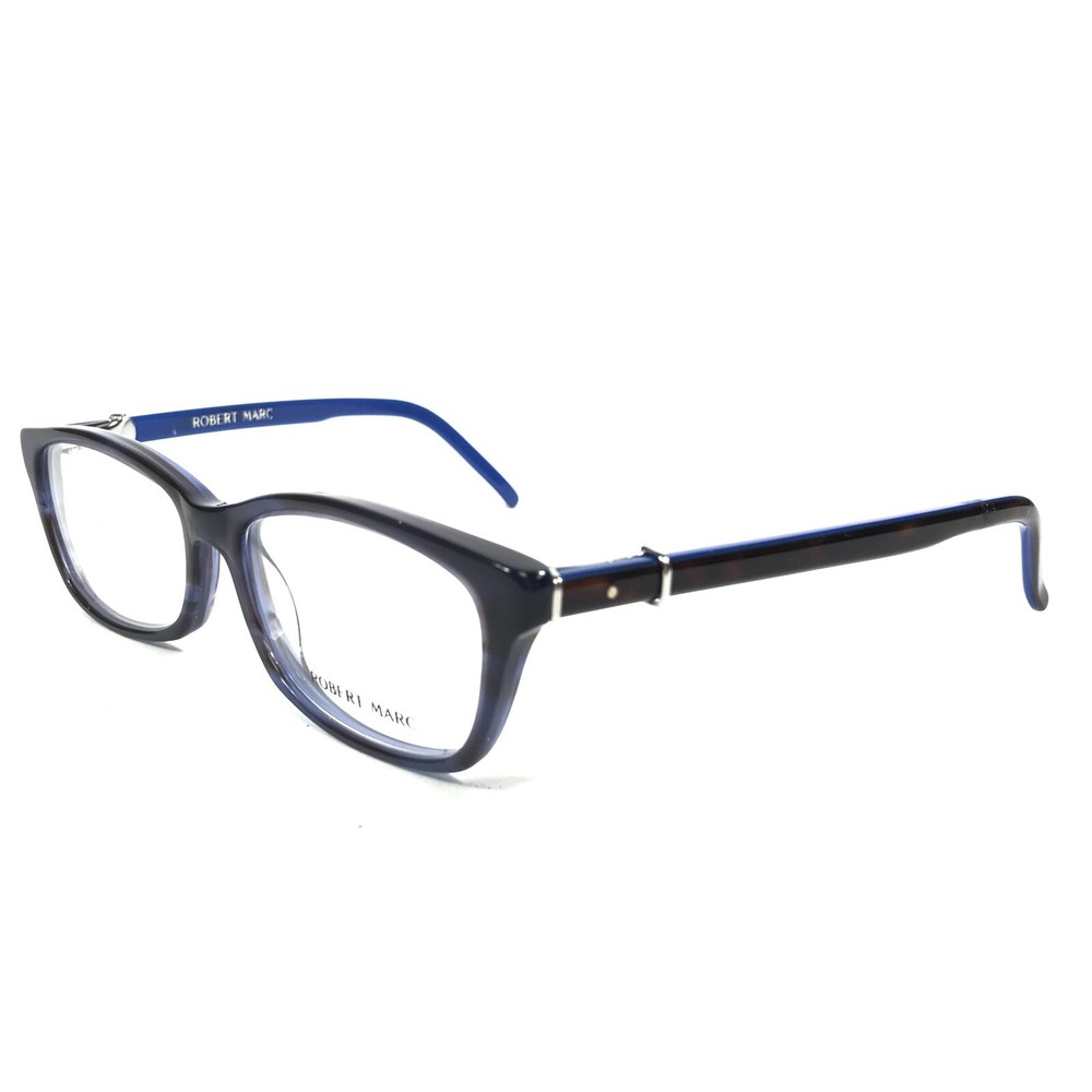 without tags Robert Marc Eyeglasses Frames 810-222 Blue Tortoise Rectangular 50-