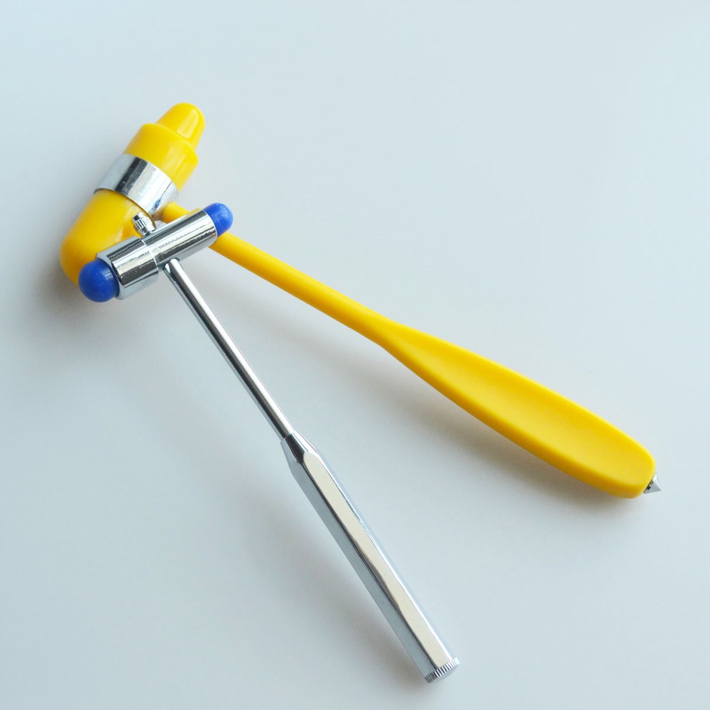 2 Colors Multifunction Reflex Hammer Solid Stainless Steel Tendon Examine Hammer