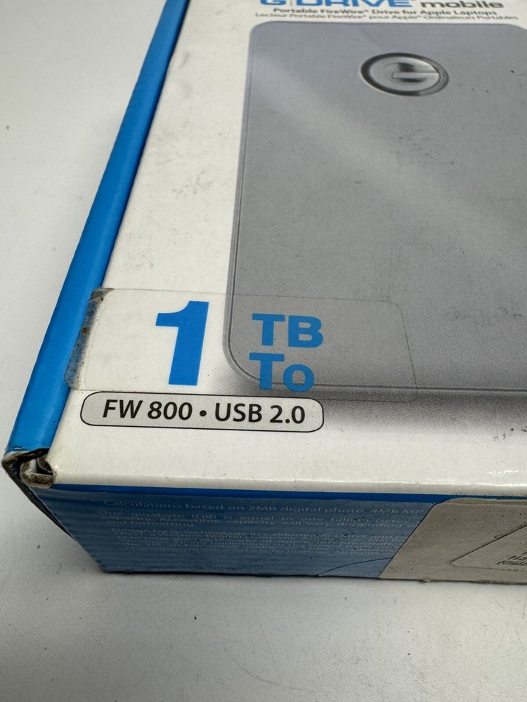 NEW G-Technology 1TB G-Drive Mobile Hard Drive