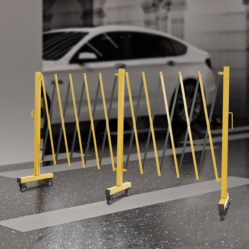 Foldable Mobile Barrier Gate Expandable T-shaped Base Security Gate For School