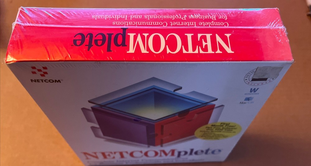 NetComplete Complete Internet Kit 1996 Windows & Macintosh CD w instructions NEW