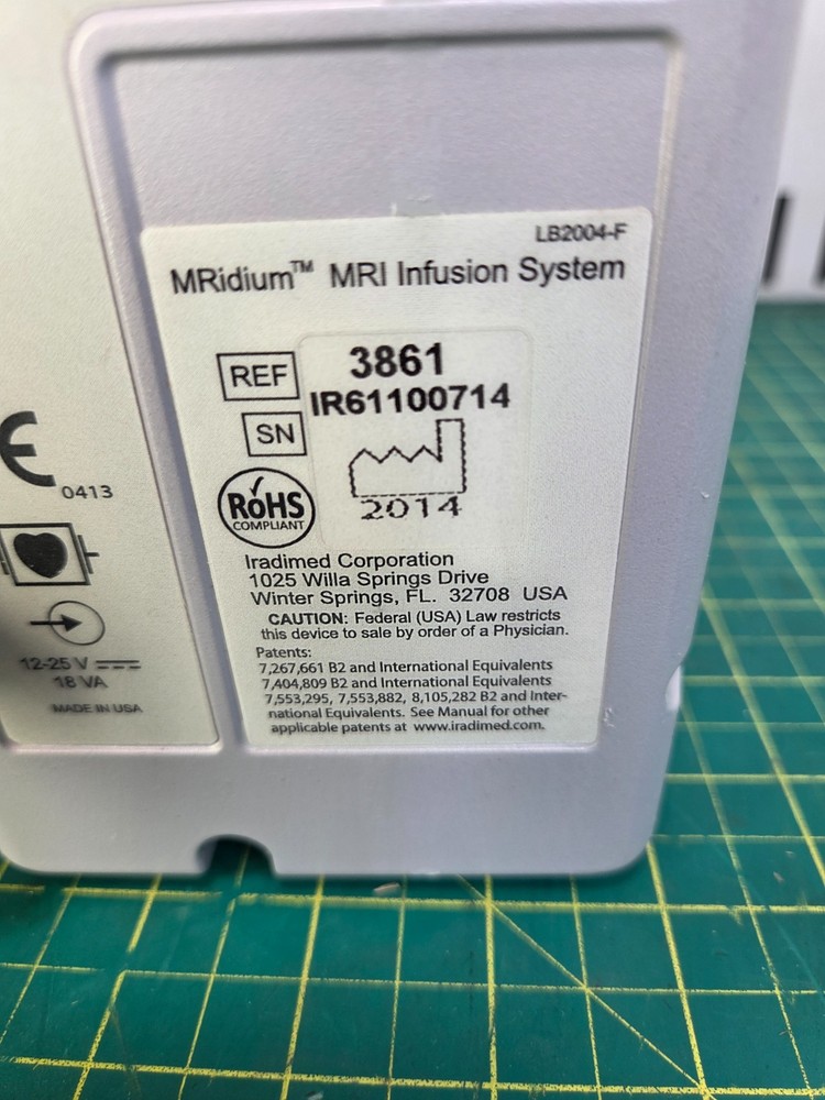 Iradimed Mridium 3860 - 3861 MRI Pump System