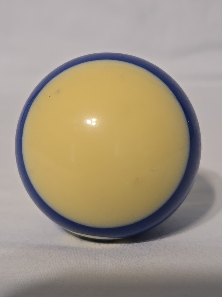 Vintage Blue #10 Striped 2 ¼" Single Pool Ball For Replacement Or DIY