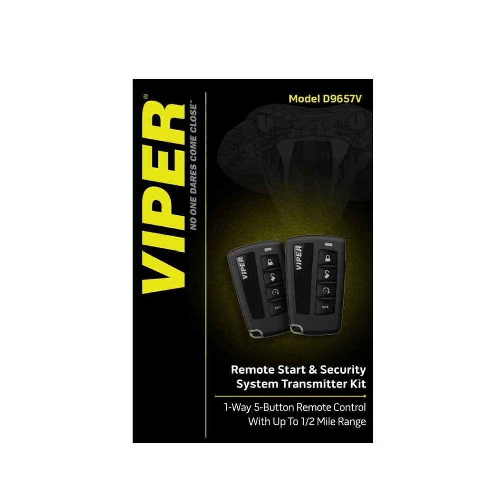 Viper D9657V 1-Way 5-Button Remote Start & Security System Transmitter Kit