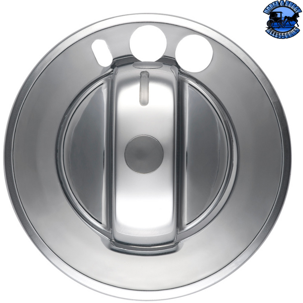 CHROME 2-PIECE HEADLIGHT SWITCH COVER FOR 2008-2017 FREIGHTLINER CASCADIA #42066