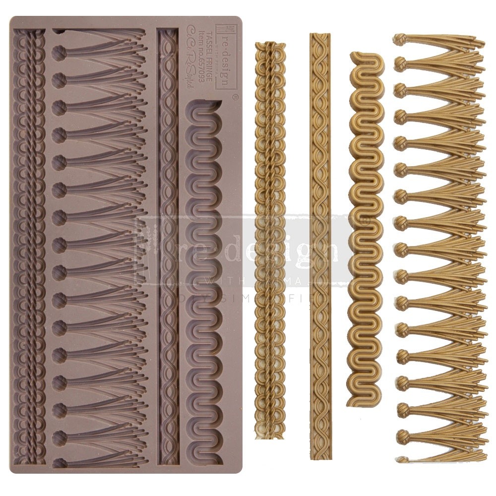Prima Re-Design Decor Mold-Tassel Fringe
